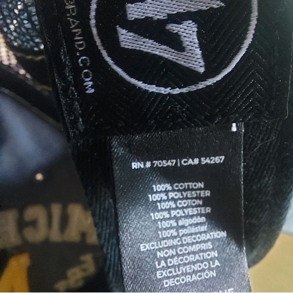 Michigan Wolverines Hat 47 Brand Snapback Mesh Blue Gray Embroidered Logos New - Picture 4 of 4